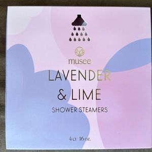 Musee Lavender & Lime Shower Steamers